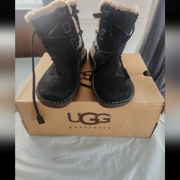 UGG Shoes - UGG Black Suede Boots